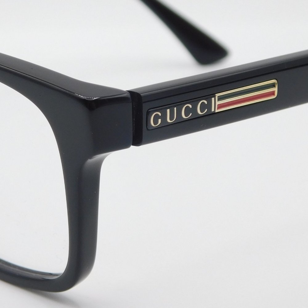 Gucci Dark Gray Rectangular Glasses - image 3